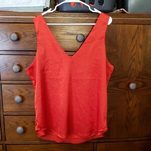 Red Sleeveless Top